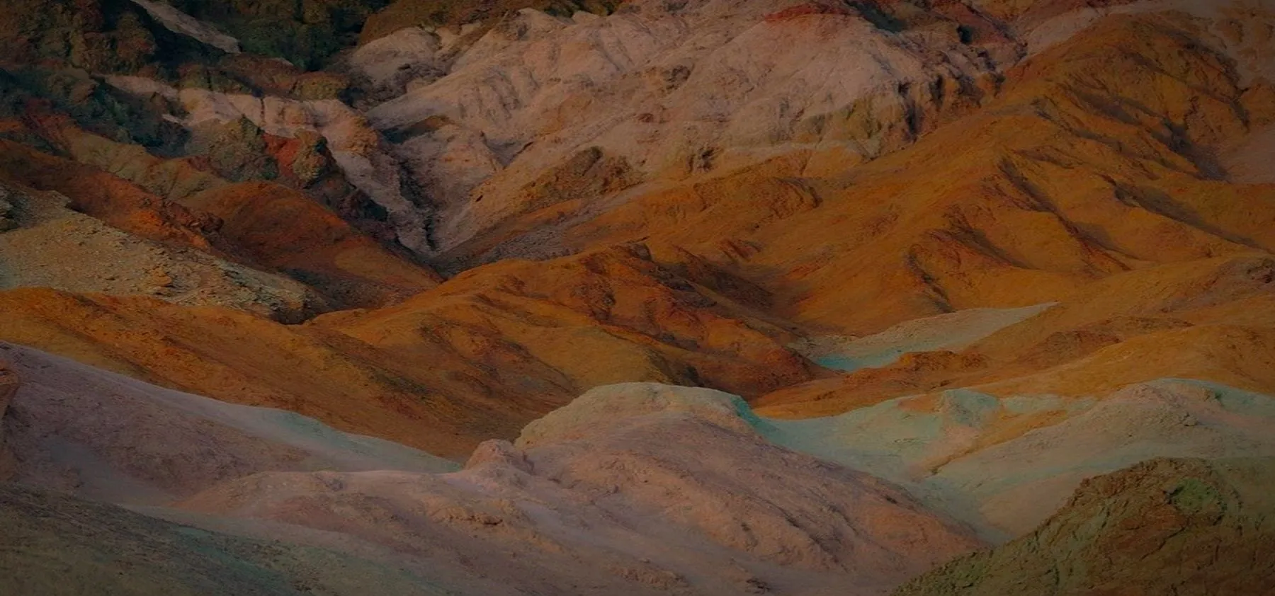 Mineral mountain landscape — the natural origin of MONC's materials